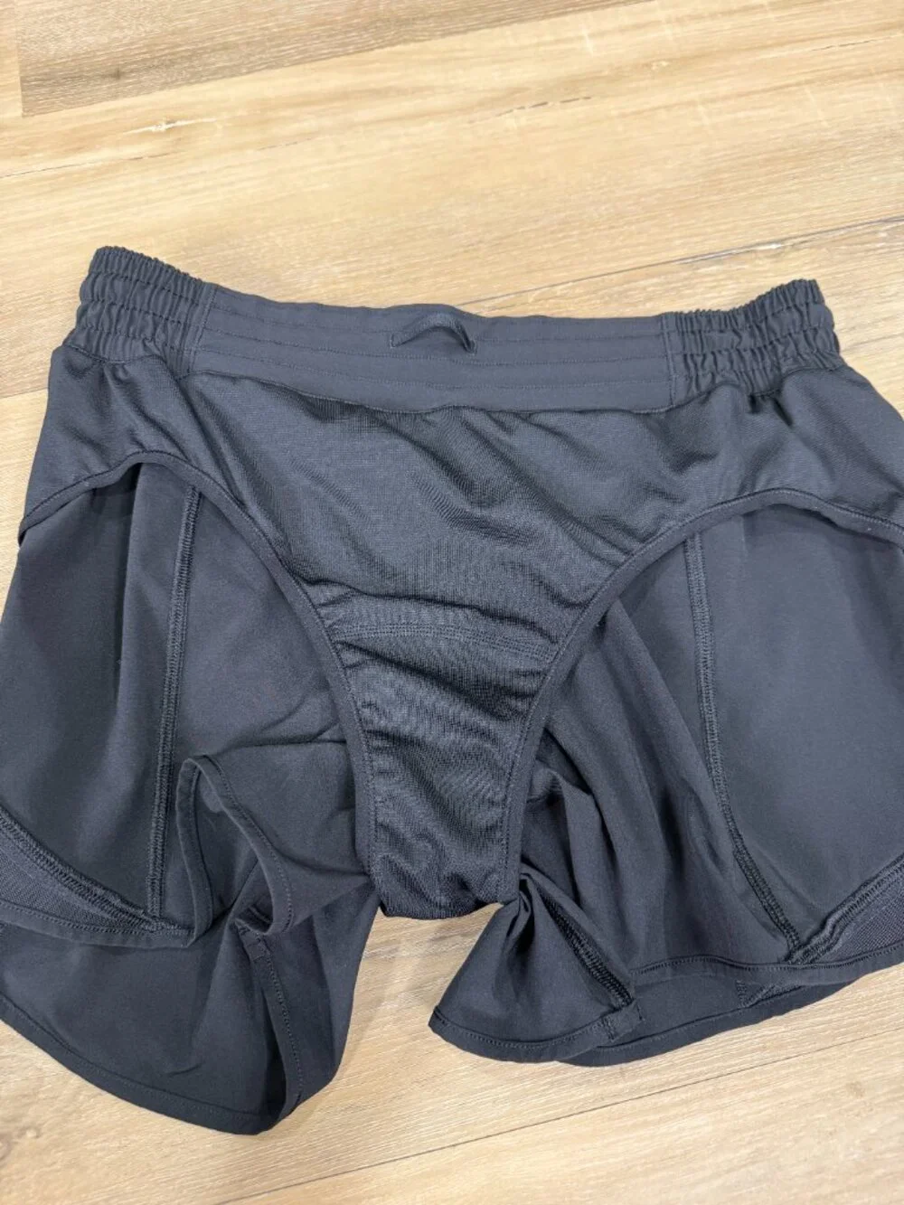 Lululemon Black Rose Gold Logo Hotty Hot High Rise 4